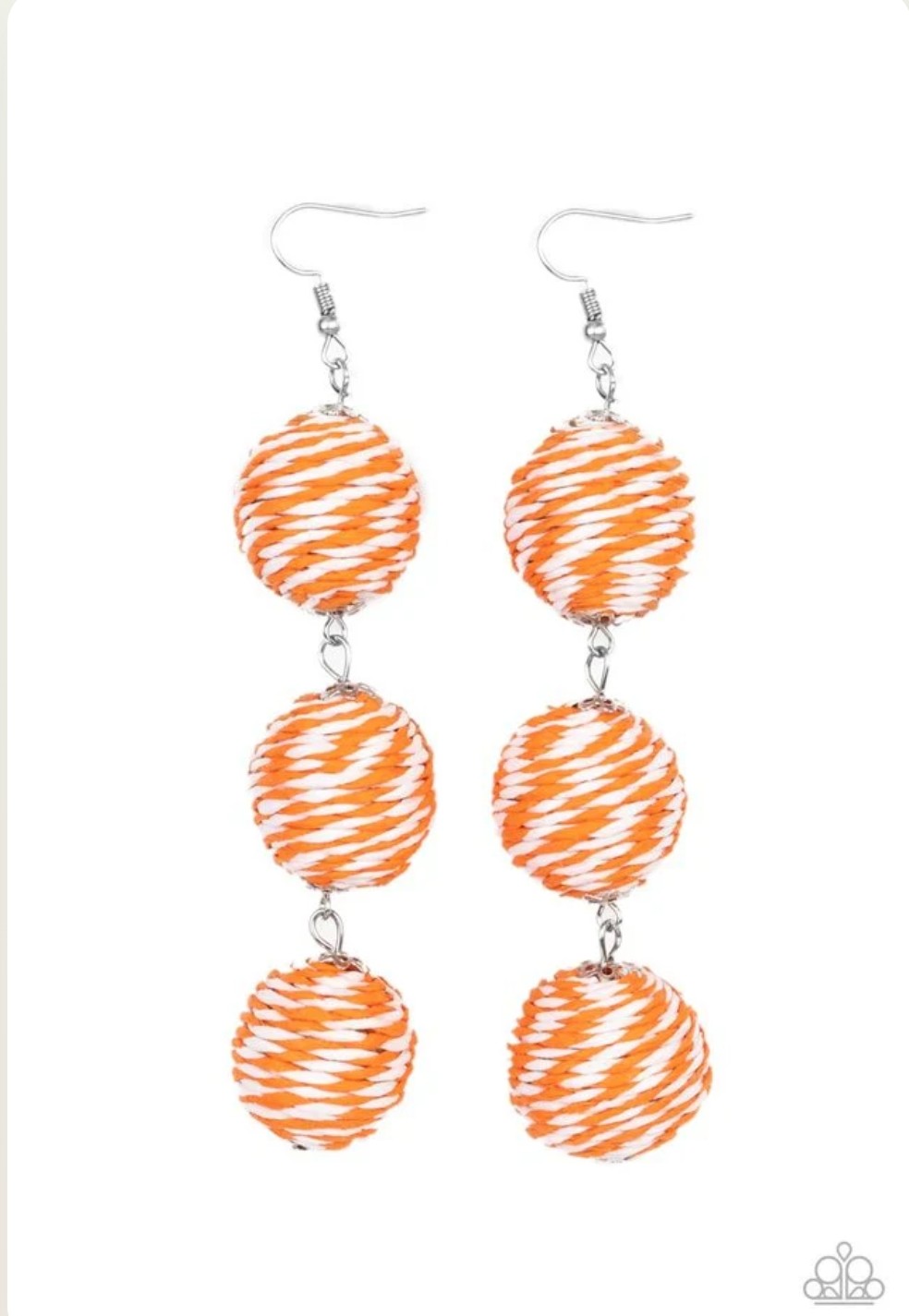 Laguna Lanterns Orange Earring