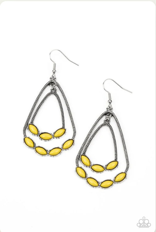 Summer Staycation - yellow -  Earring