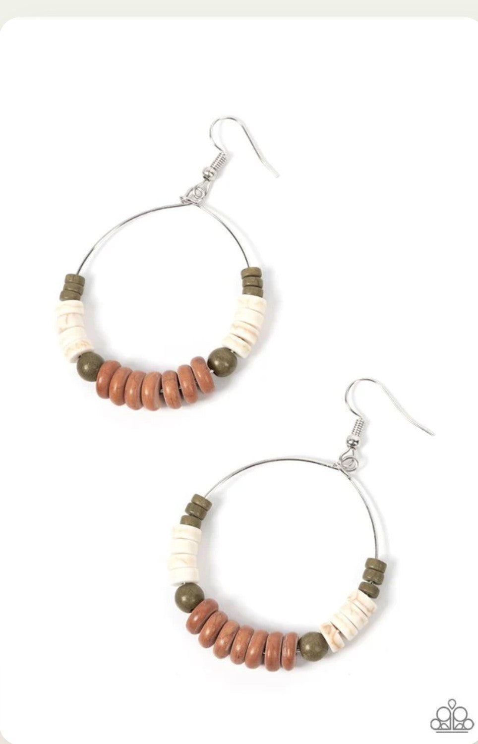 Earthy Esteem Brown Earring