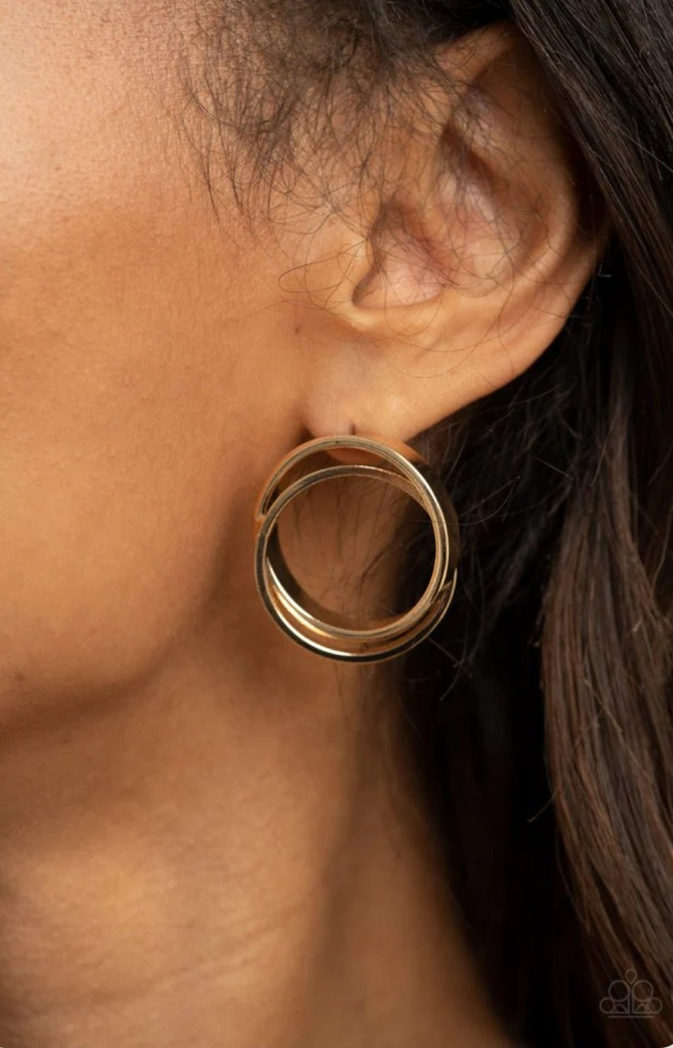 Always In The Loop - Gold Earring