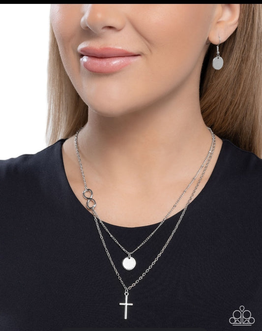 Eternal Embrace - Silver Necklace