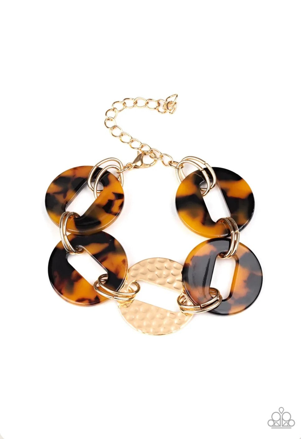 Retro Recharge Brown Bracelet
