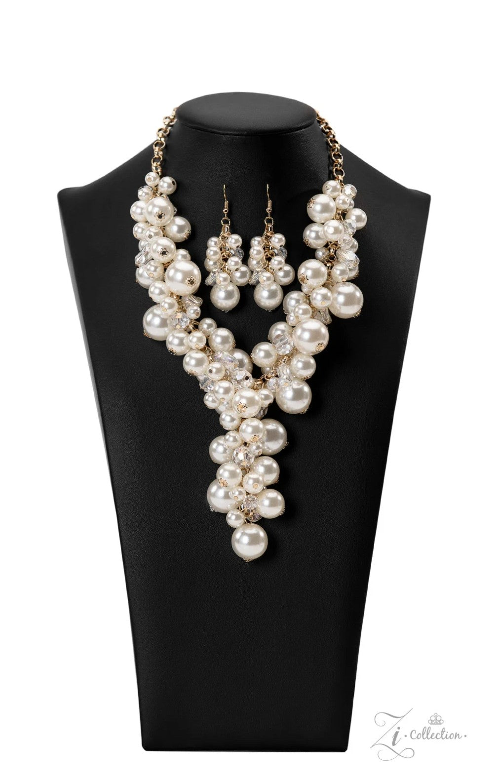 Flawless" White 2022 Zi Collection Necklace & Earring Set