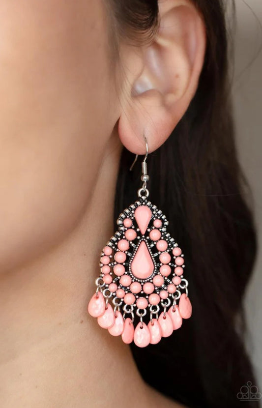 Persian Posh Orange Earring