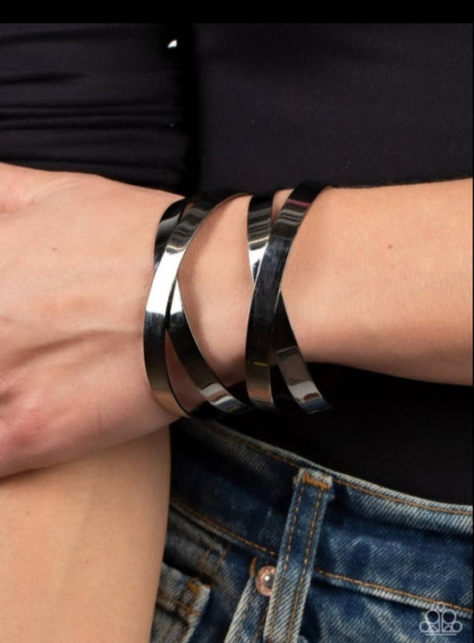 Industrial Imagination Black Bracelet