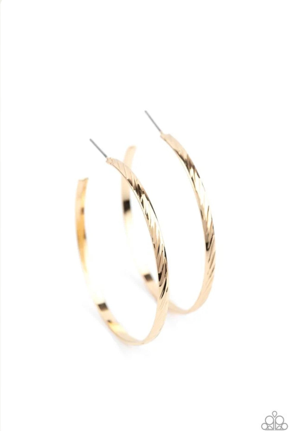 Reporting for Duty - Gold Earring