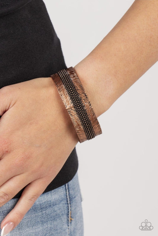 Rancho Refinement Copper Hinge Bracelet