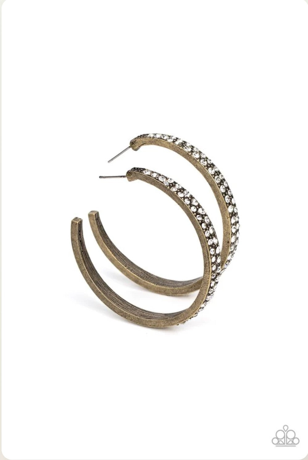 Tick, Tick, Boom! - Brass Earring