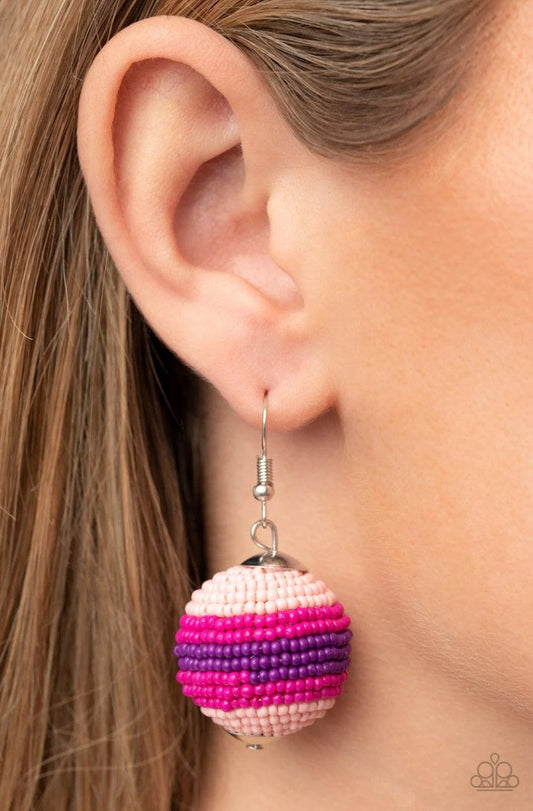 Zest Fest - Pink Earrings