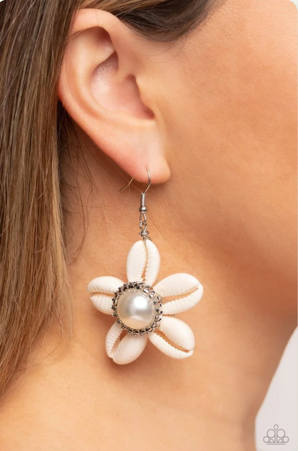 Say Seas White Earring