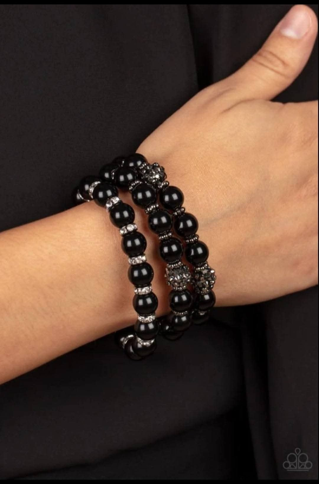 Poshly Packing Black Bracelet.