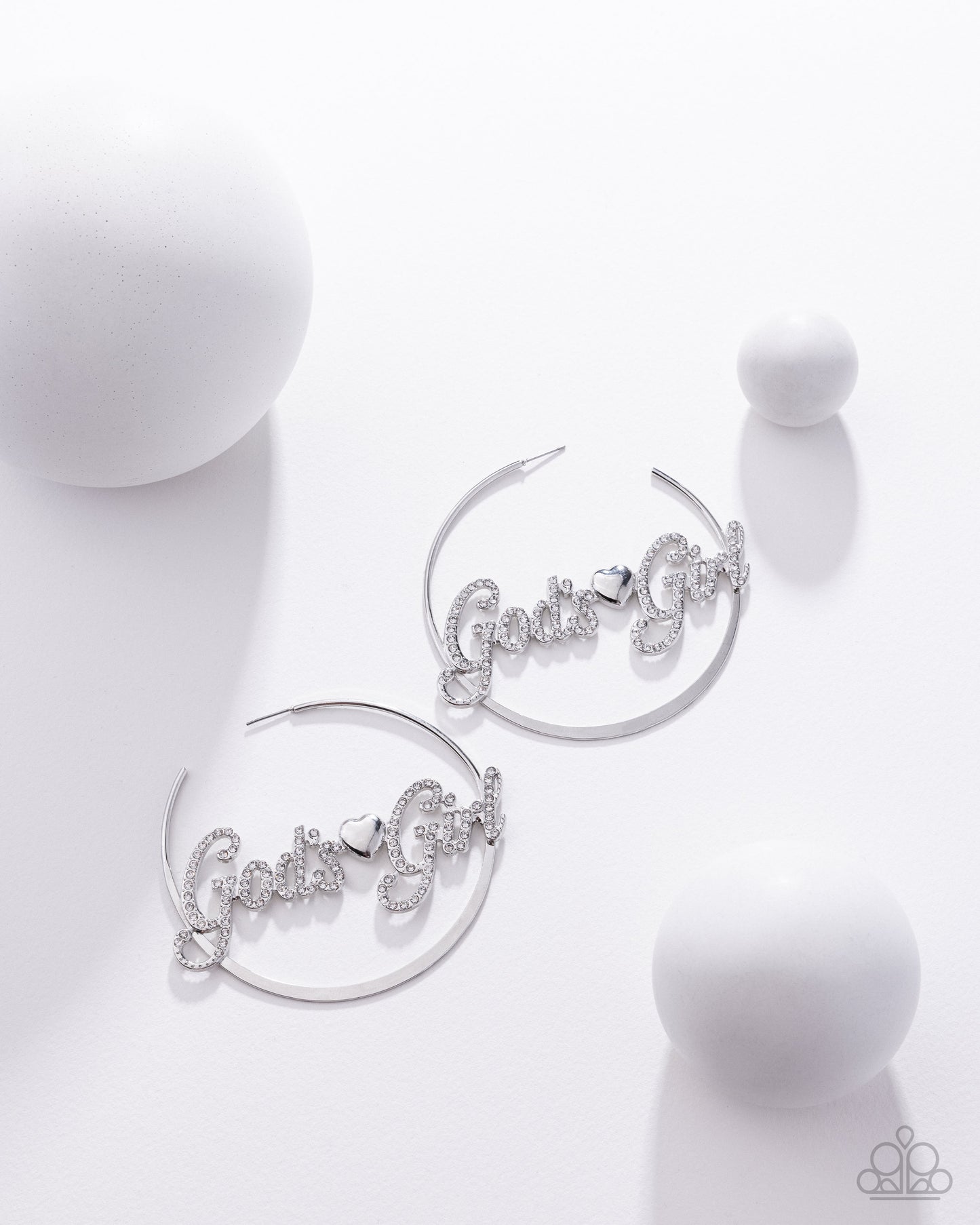 God's Girl Silver Earring