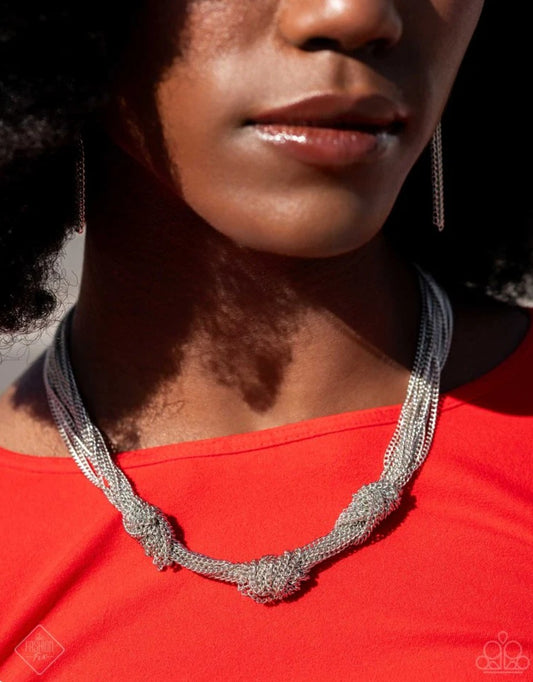 Copious Command - Silver Necklace