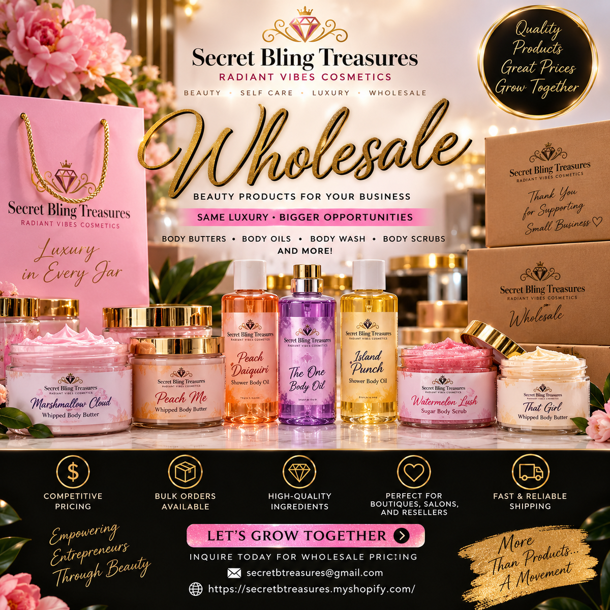 Wholesale 1oz. Whipped Body Butter