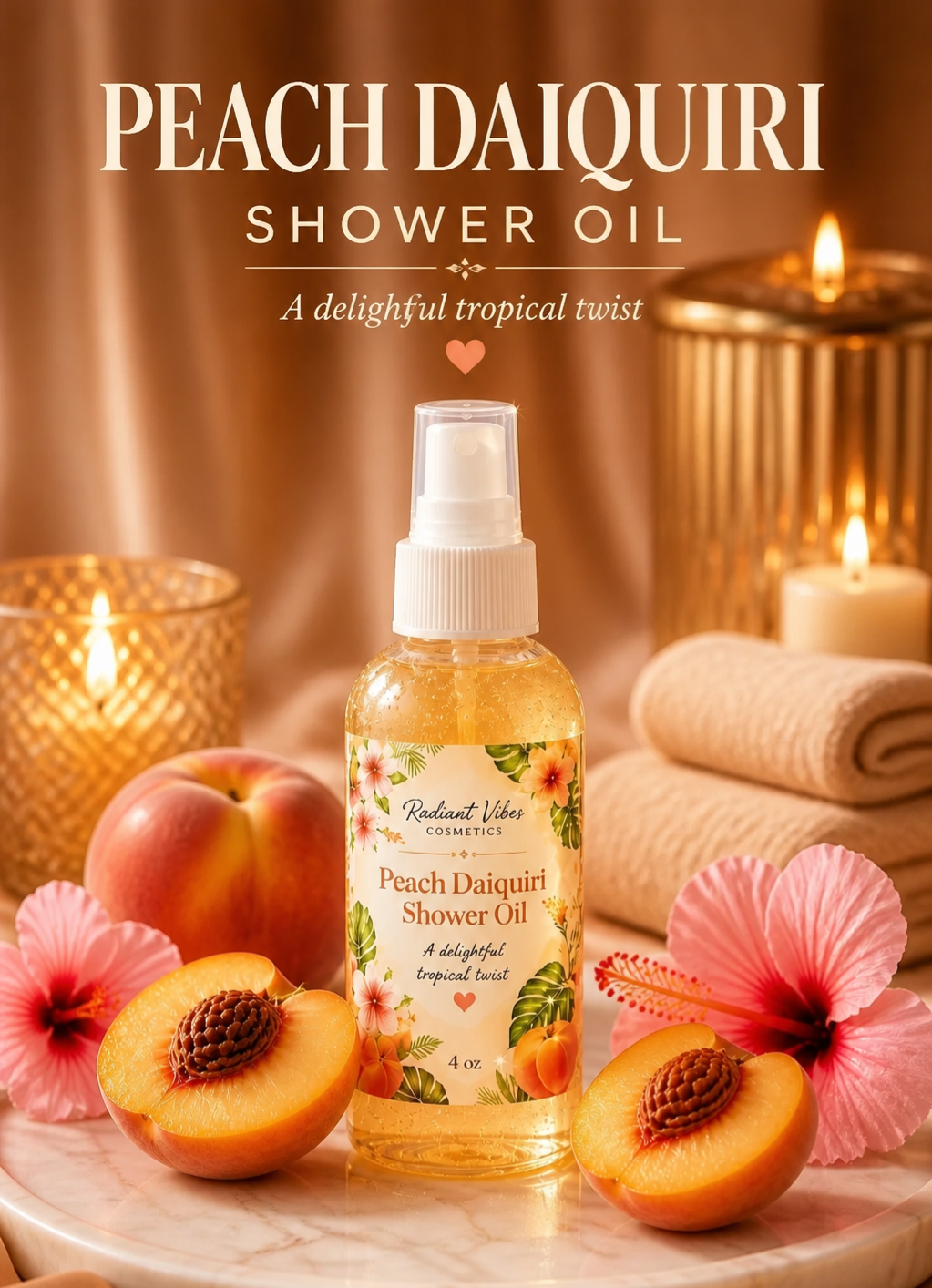 Peach Daiquiri 🍑 Shower Oil