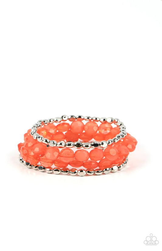 Seaside Siesta - Orange Bracelet