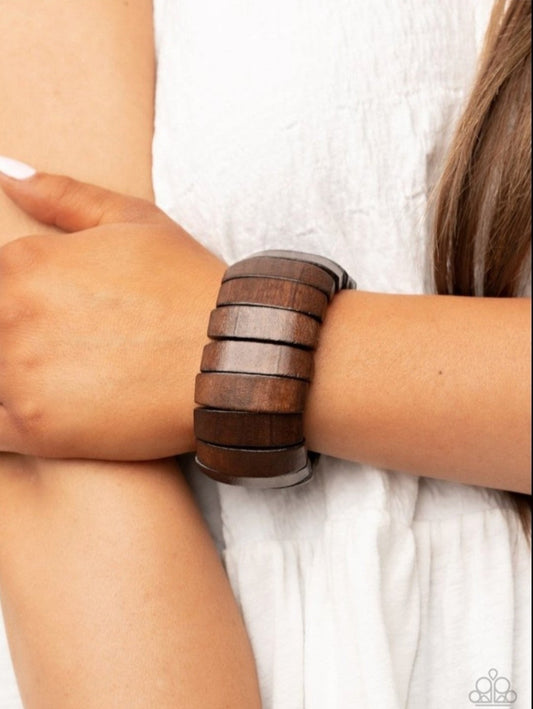 Boardwalk Bonanza - Brown Bracelet