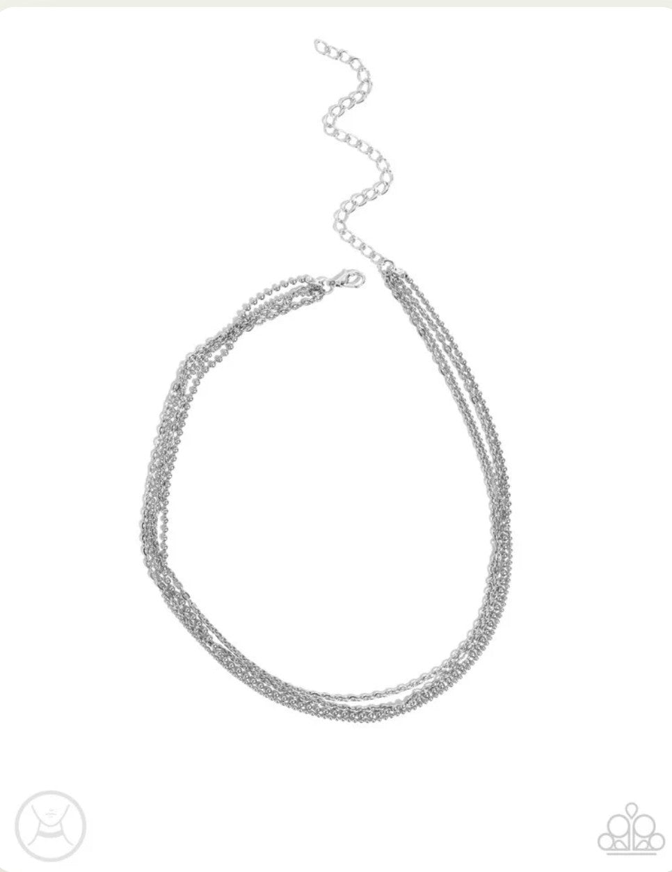 Industrial Independence - Silver Necklace