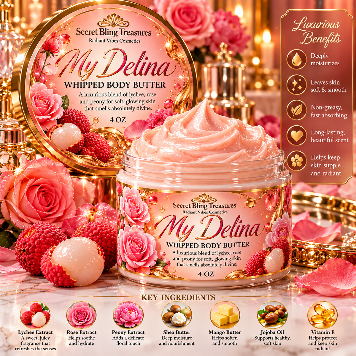 My Delina Whipped Body Butter mini