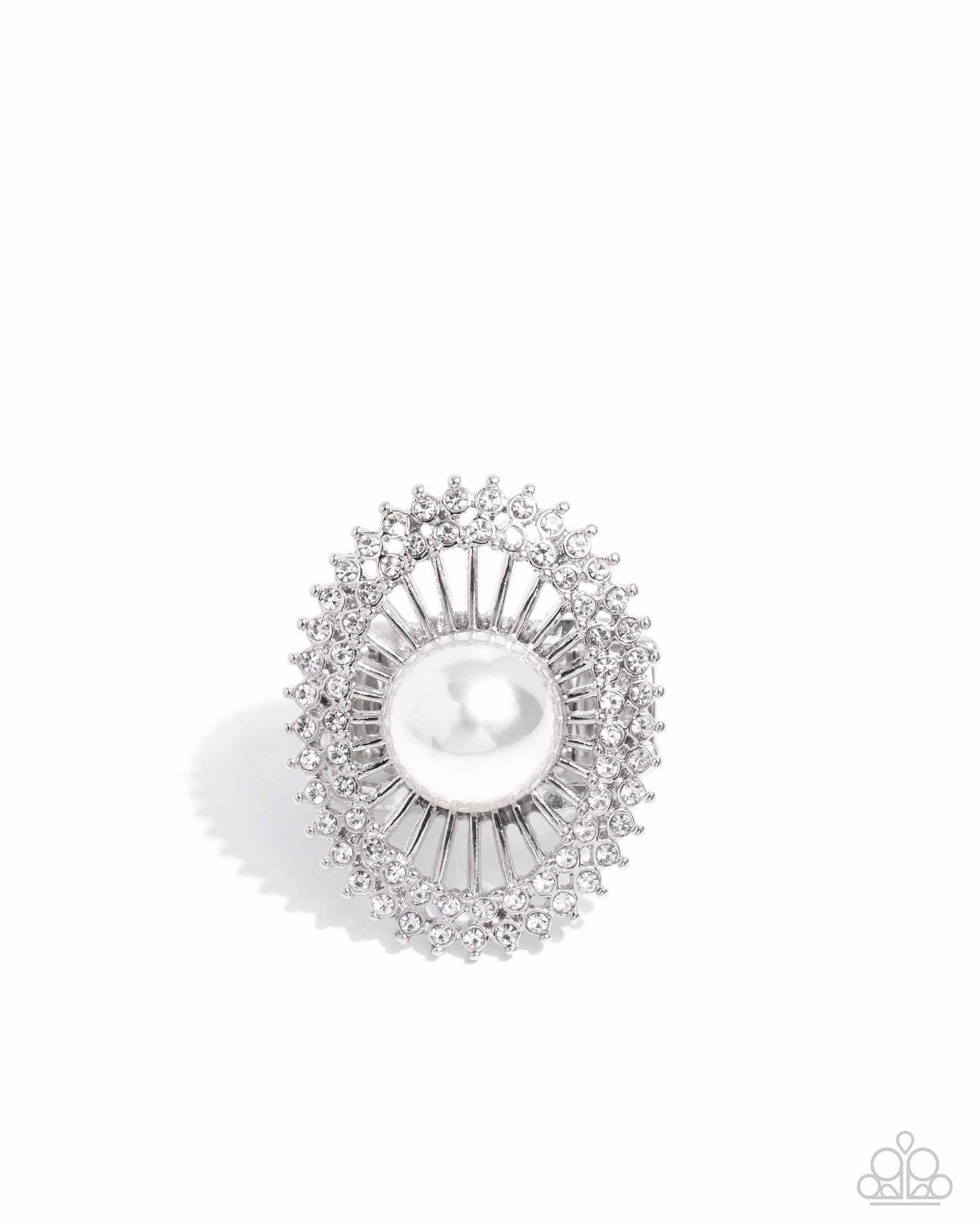Ornamental Outline - White Ring