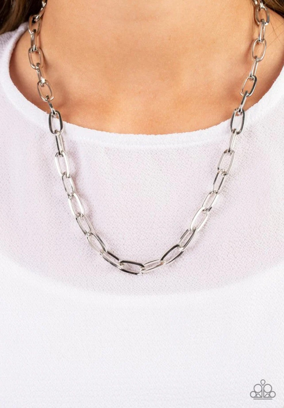 Boston Backdrop - Silver Necklace