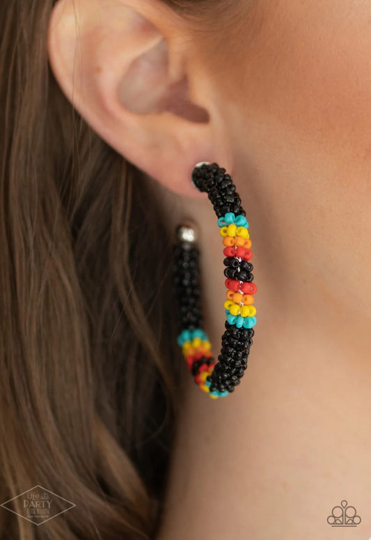 Bodaciously Beaded - Black Earring