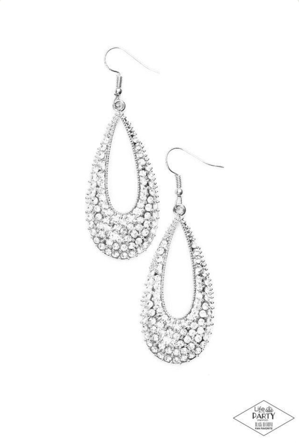 Big-Time Spender - White Earring