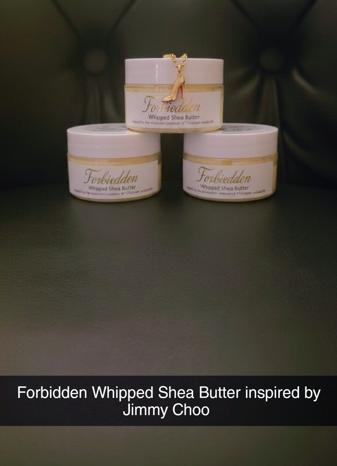 Forbidden Whipped Shea Butter mini inspired by Jimmy Choo 2 oz.