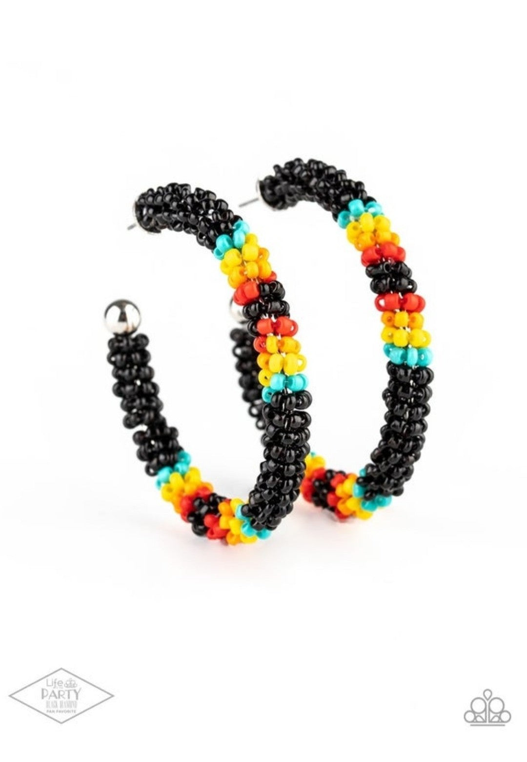 Bodaciously Beaded - Black Earring