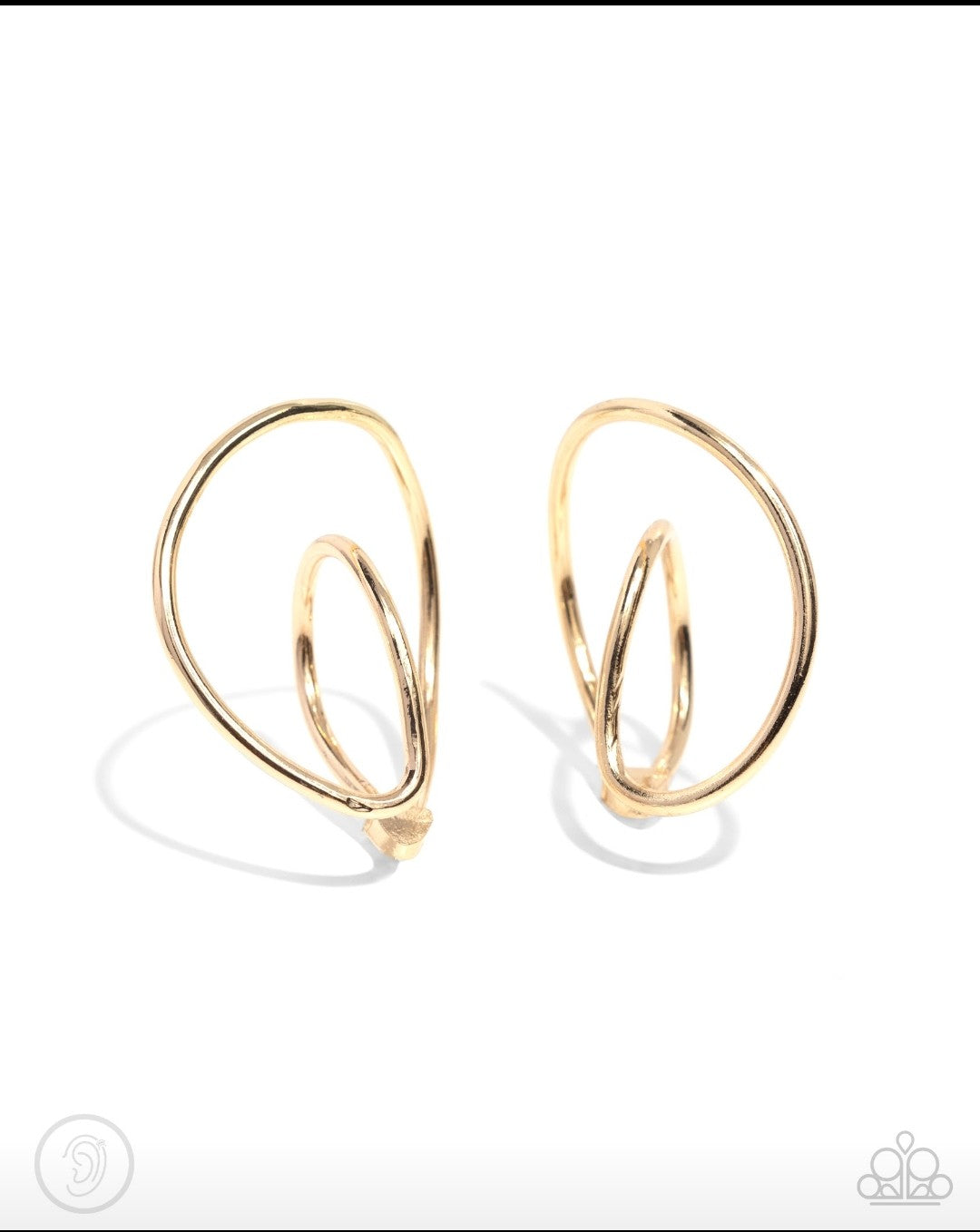 Wraparound Whimsy - Gold Ear Cuff