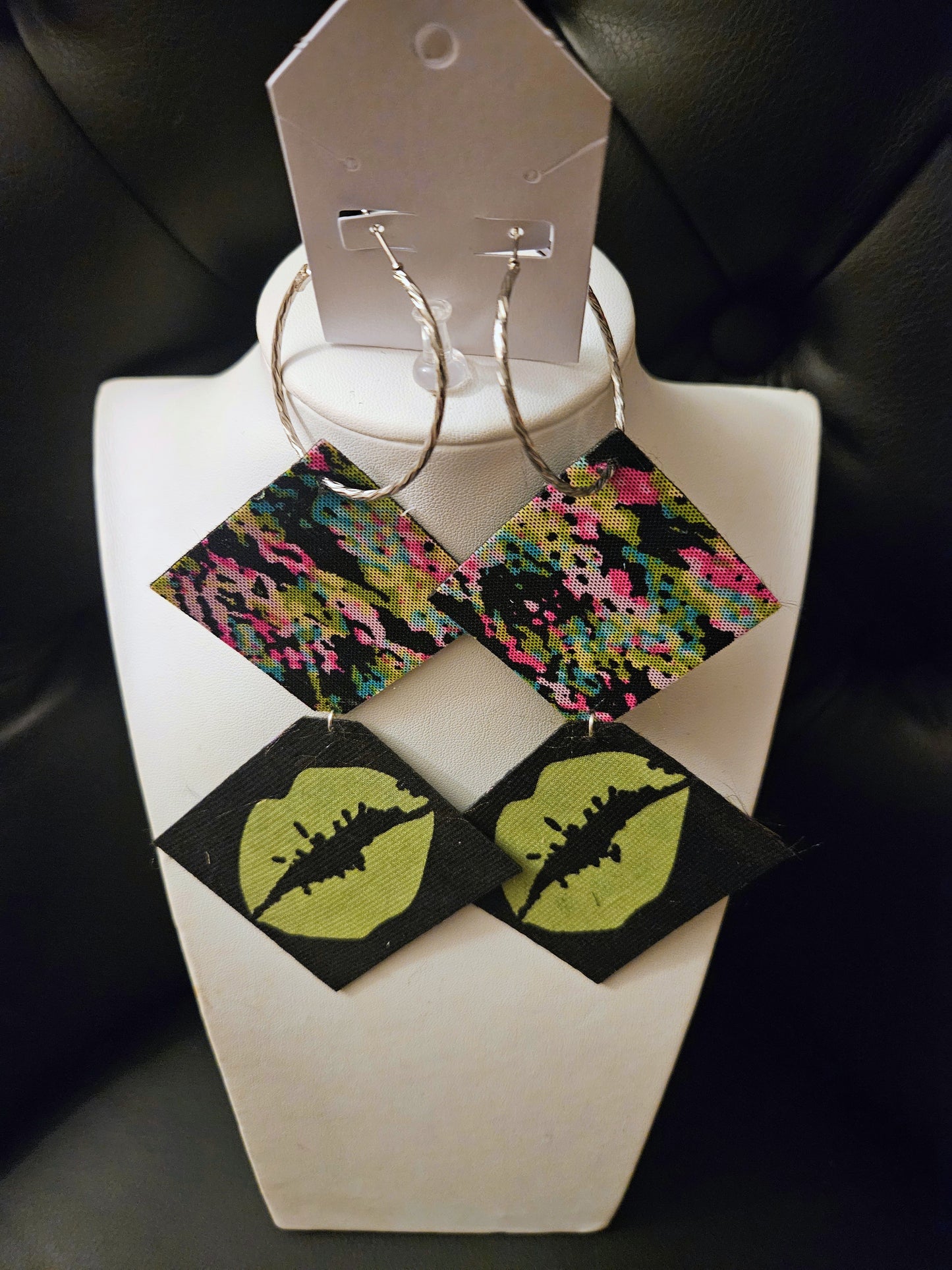 Kiss Party Green Earring