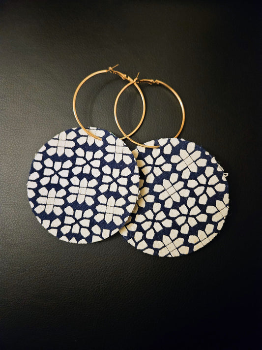 Around Winter Blue Earring