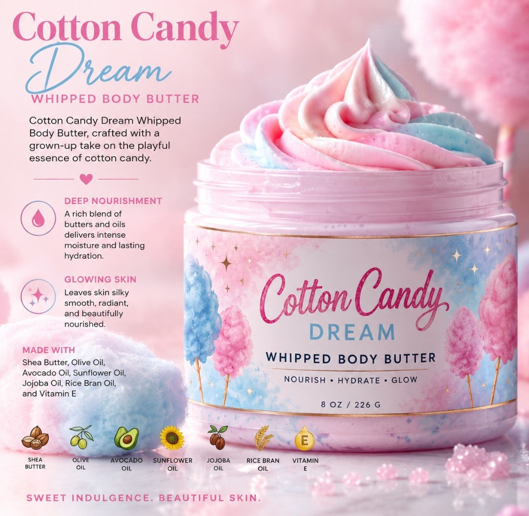 Cotton Candy Dream Whipped Shea Butter