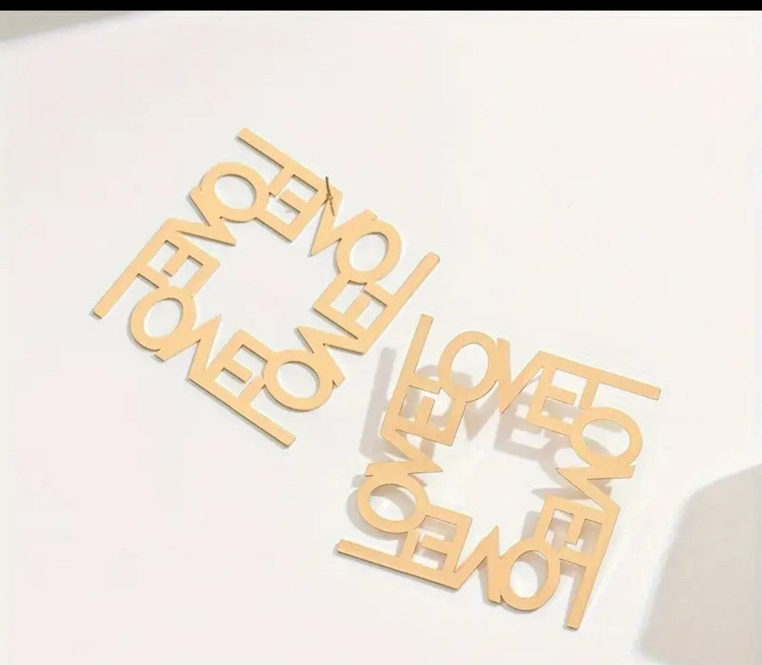 Love of Love Gold Earring