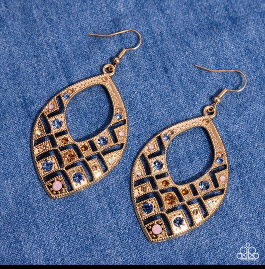 Glittery Gaze - Multi Earring