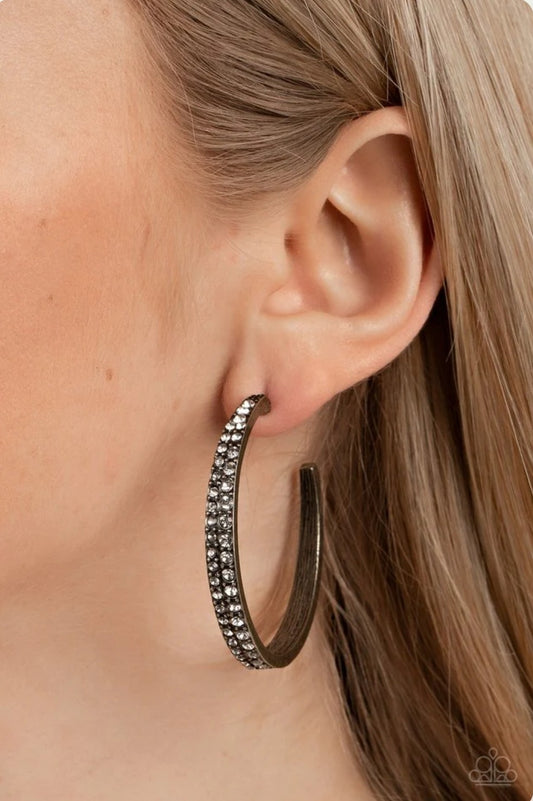 Tick, Tick, Boom! - Brass Earring