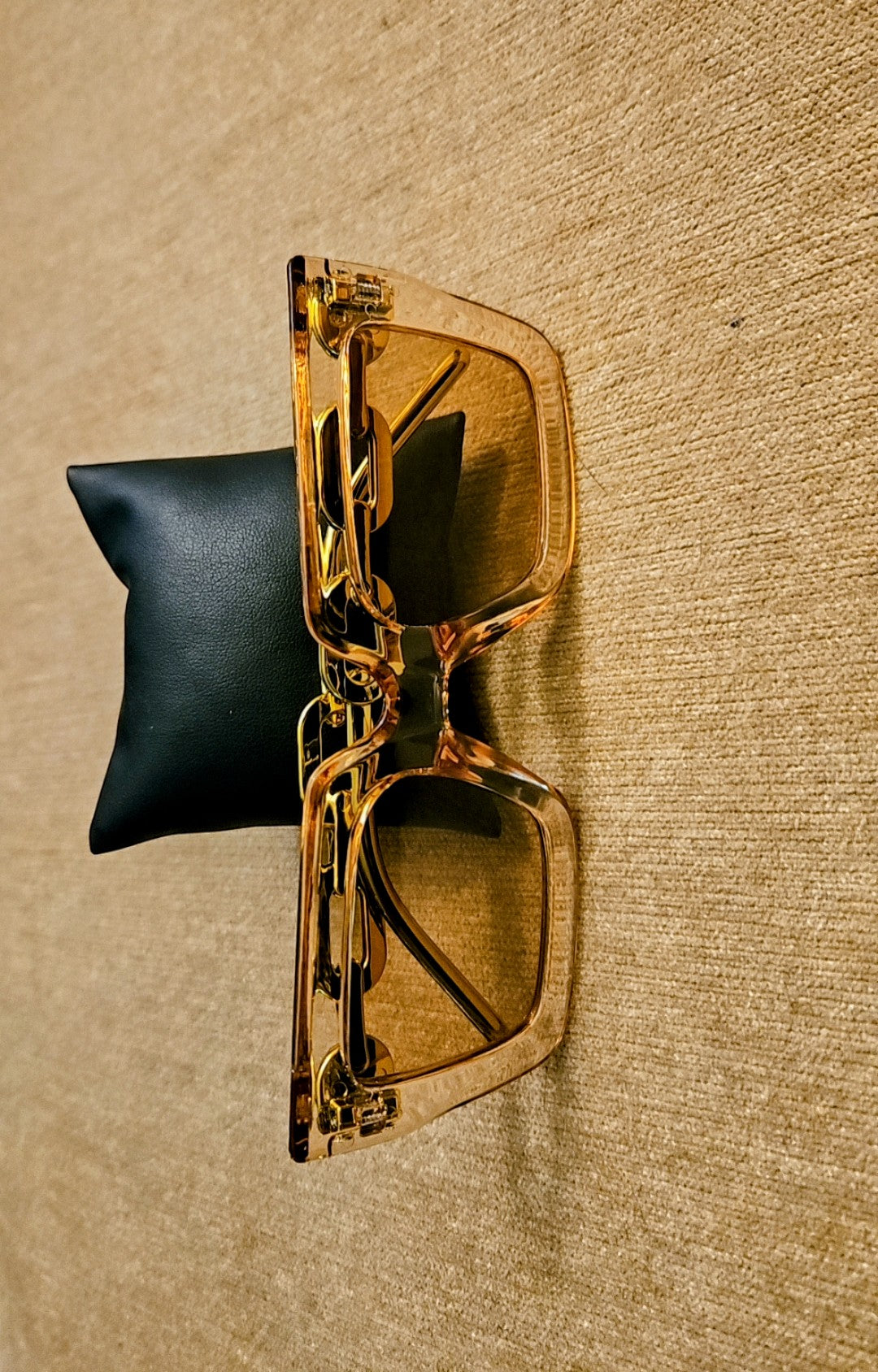 Champagne Sightings Gold Sunglasses