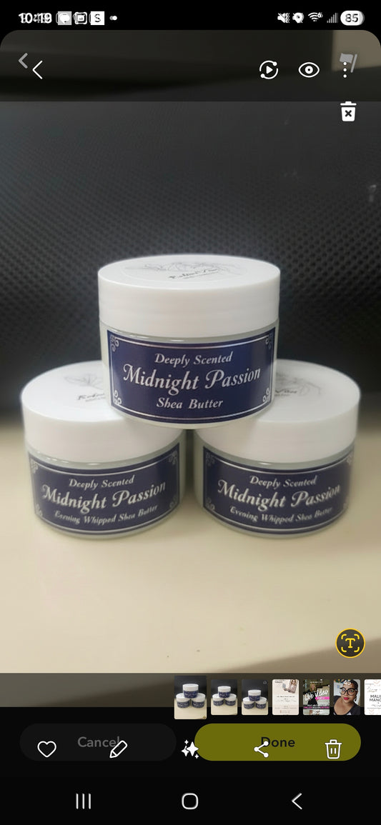 Midnight Passion Whipped Shea Butter 4oz.