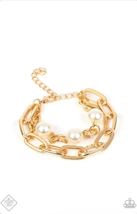 Nautical Mileage - Gold Bracelet