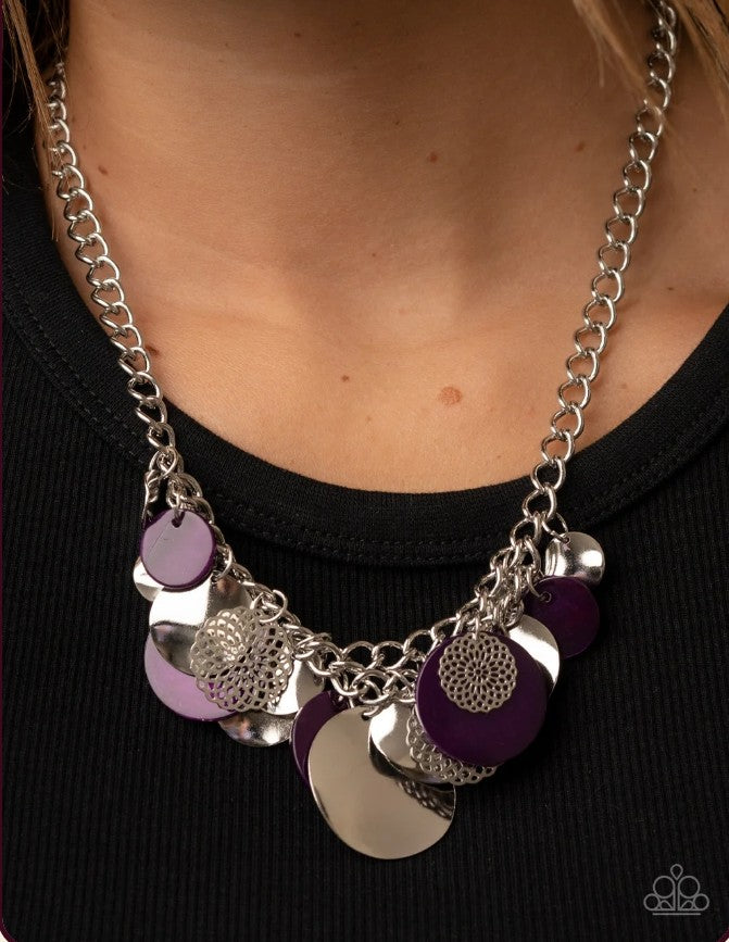 Oceanic Opera - Purple Necklace