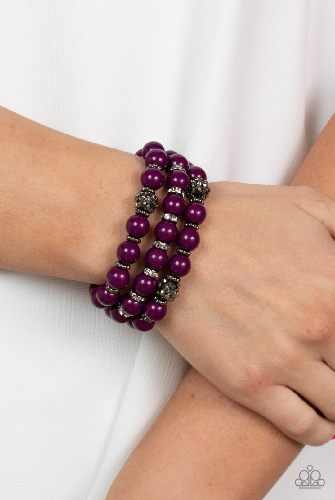 Poshly Packing Purple Bracelet