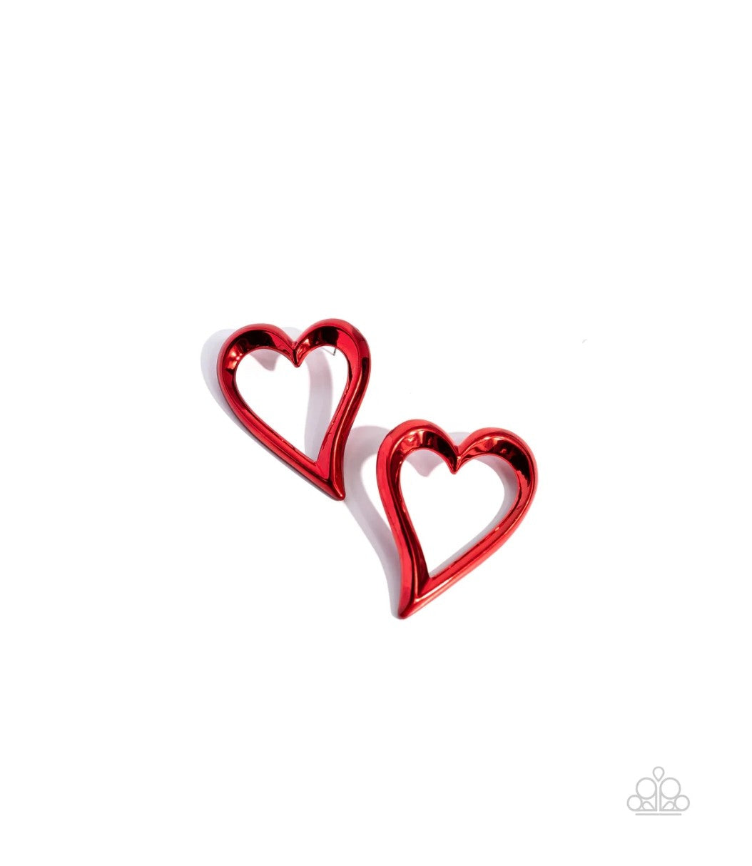 Admirable Acclaim - Red Earring