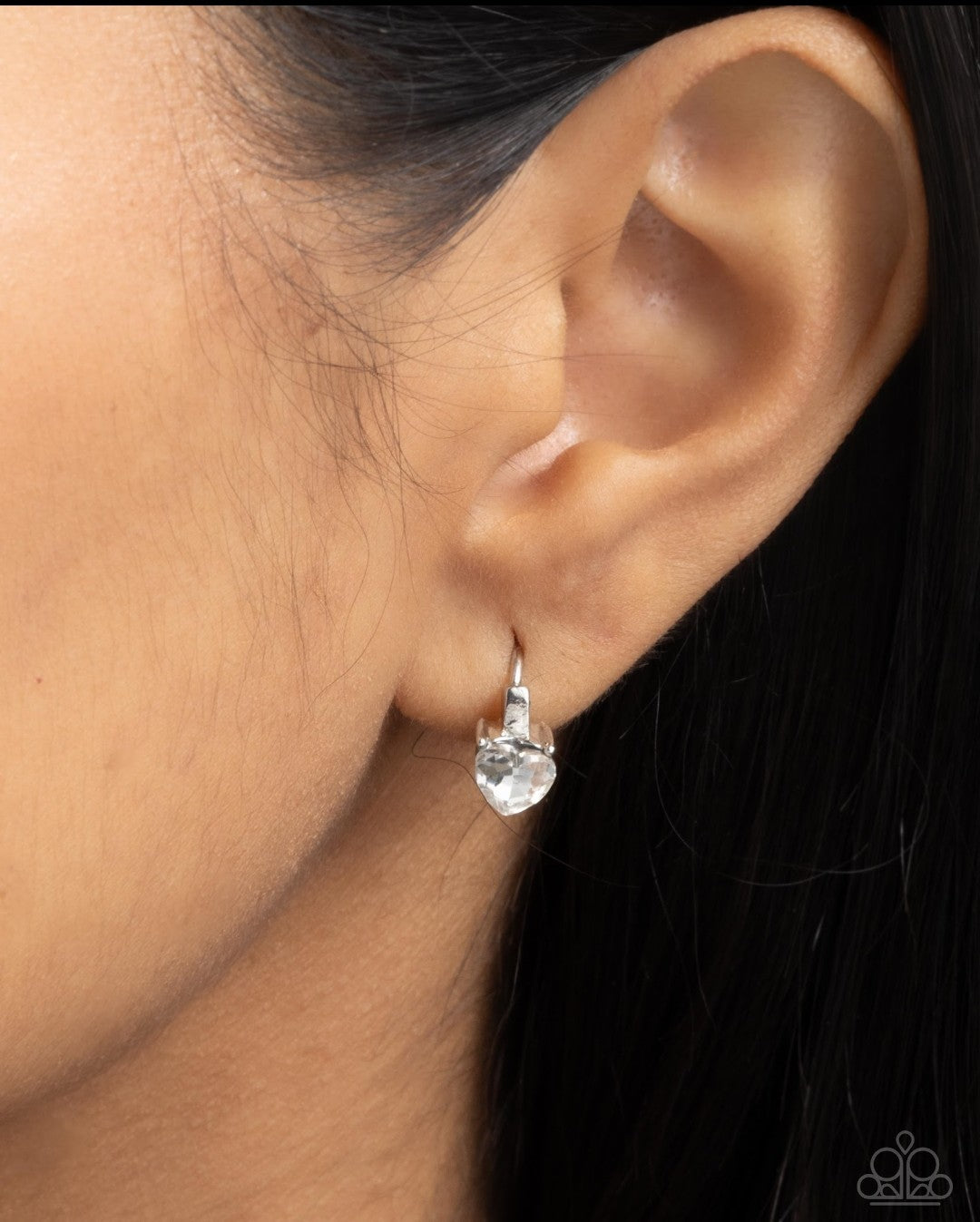 Tenuous Touch - White Earring