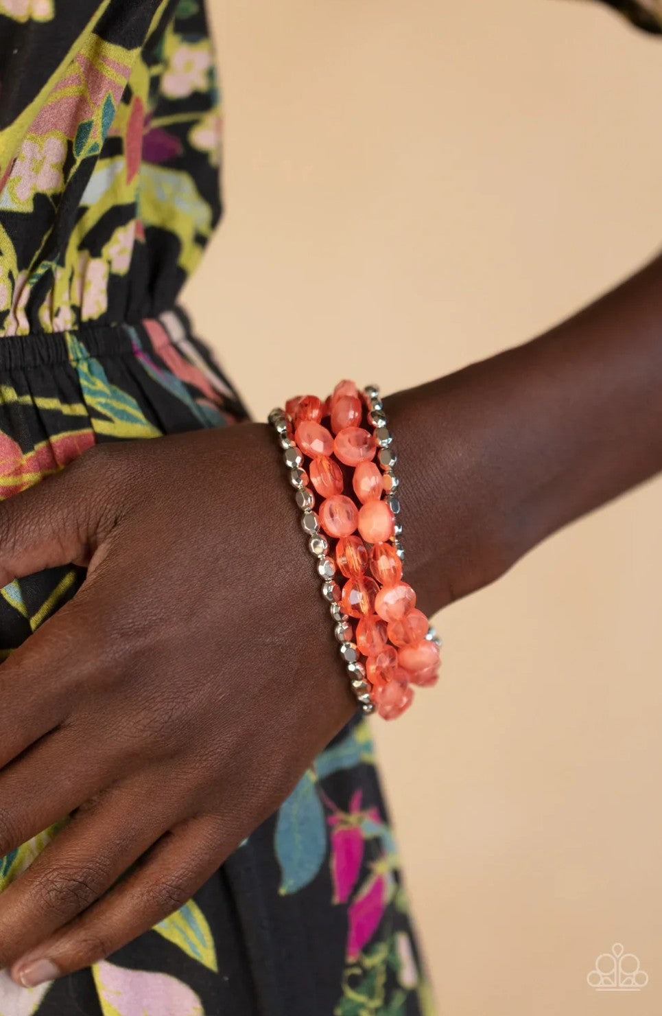 Seaside Siesta - Orange Bracelet