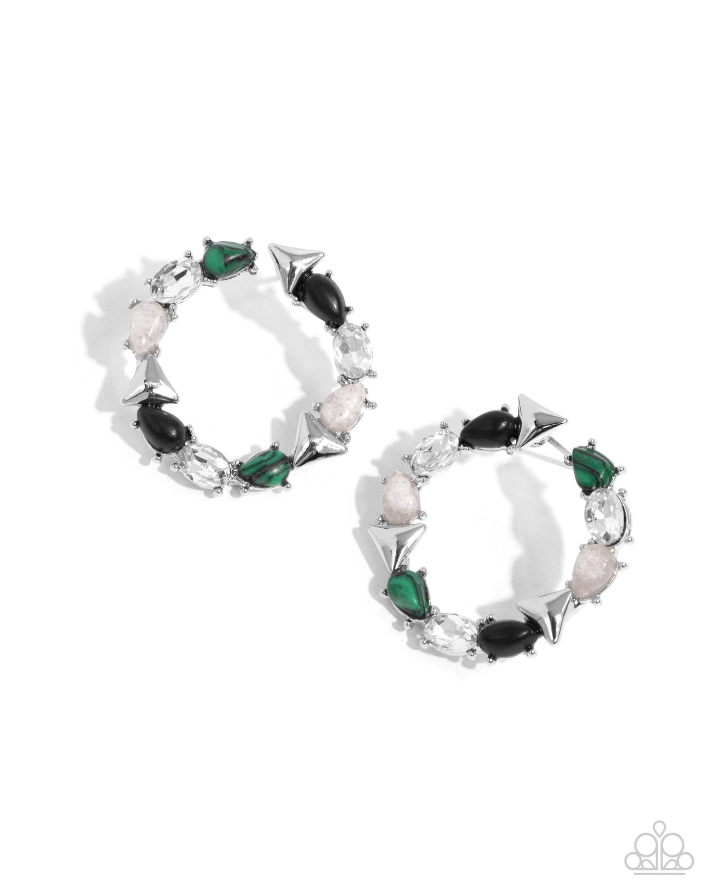 Triangular Talent - Green  Earring