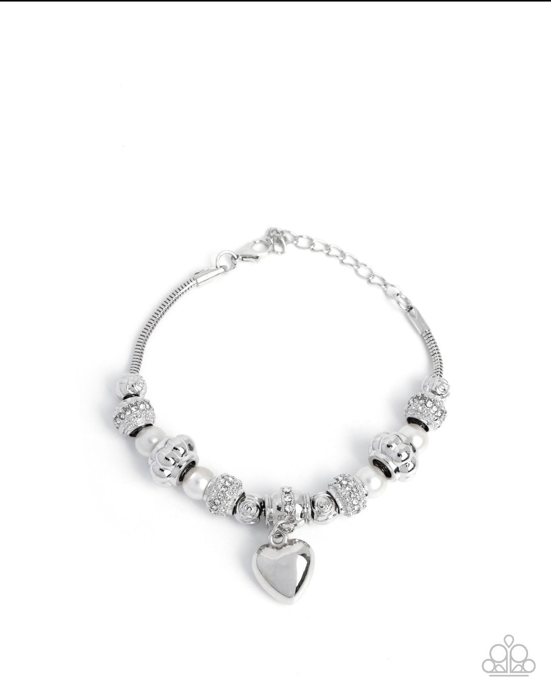 Pensive Polish - White Bracelet