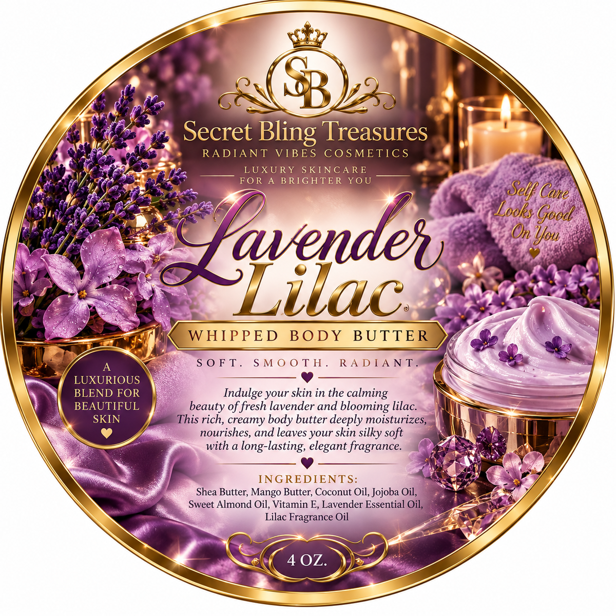 Lavender Lilac Whipped Body Butter mini