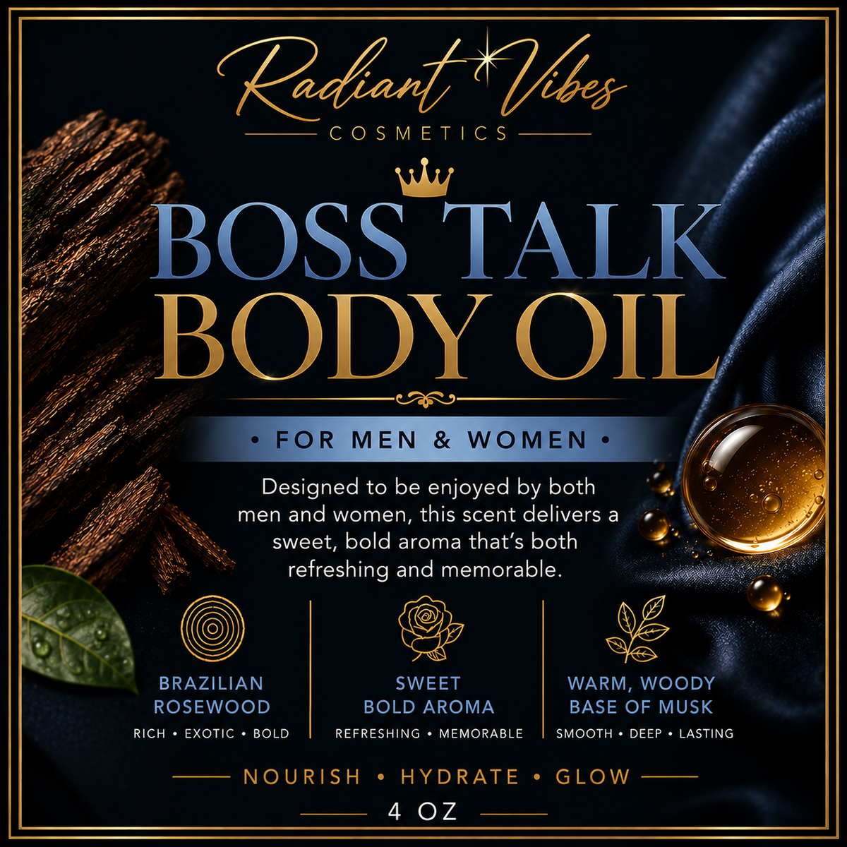 Boss Talk Body Oil
