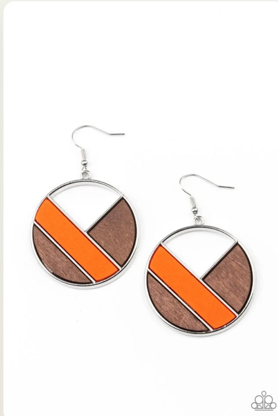 Don't Be MoDest Orange Earring