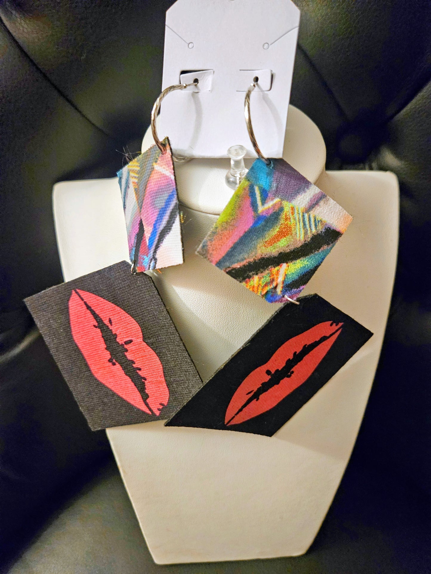 Kiss Party Pink Earring